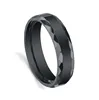 2013 Guangzhou Jewelry European Style Wedding Rings Faceted Edge Tungsten Ring