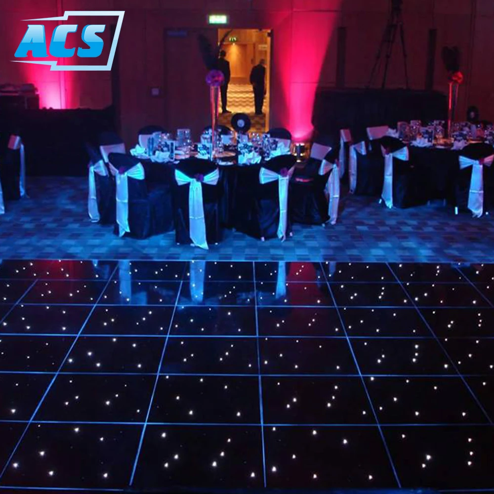 Ce Approve Starlit Led Dance Floor Rental Business For Wedding