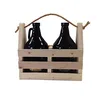 Durable old wooden wine crate