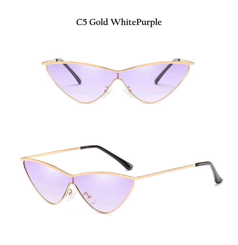 Rimless Cat Eye Sunglasses (17)