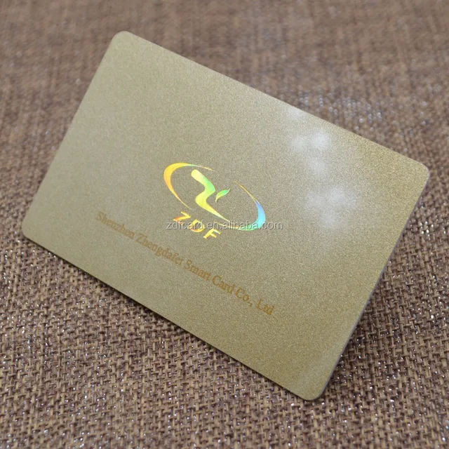 gold visiting card