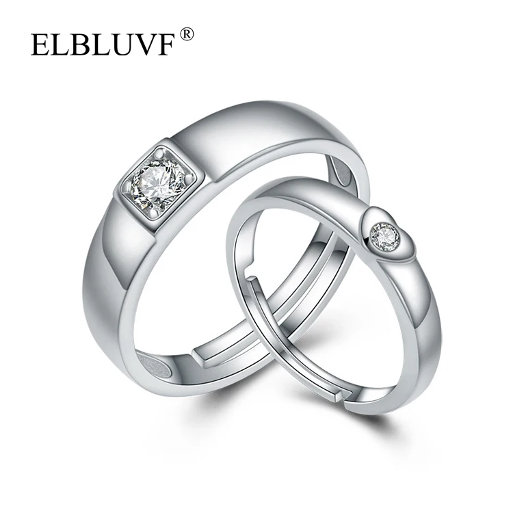 ELBLUVF 925 Sterling Silver Zircon Square Heart-Shaped Adjustable Valentine Couple Jewelry Engagement Wedding Ring
ELBLUVF 925 Sterling Silver Zircon Square Heart-Shaped Adjustable Valentine Couple Jewelry Engagement Wedding Ring