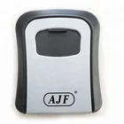AJF high quality and security wall mounted 4 digits combination key lock storage safe box