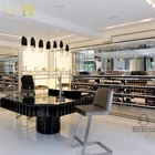 portable cosmetic display manicure cosmetic shop counter design nail salon interior design
