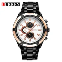 

Hot selling reloj 8023 stainless steel men curren watch company