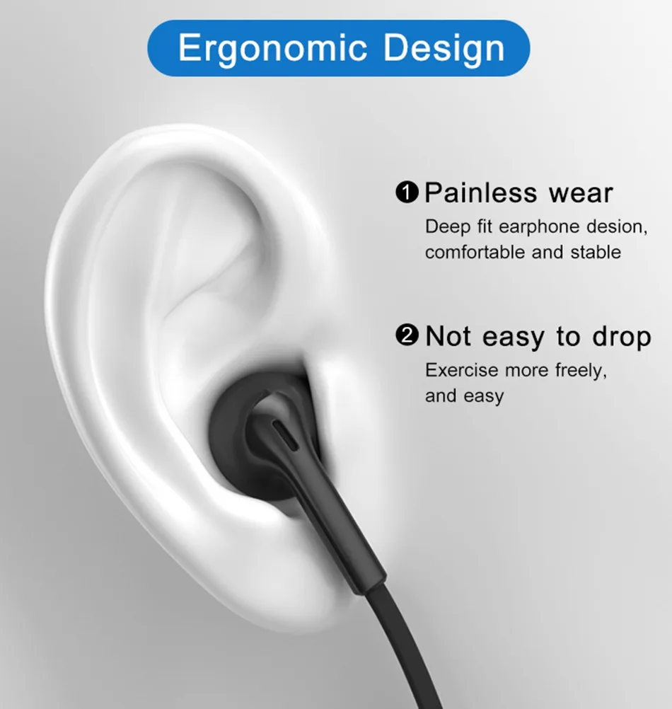 Gusgu G01 Wireless Bluetooth 5.0 High Sound Quality HD Stereo Headet Sport Boat Earbuds Earphone - ANKUX.COM