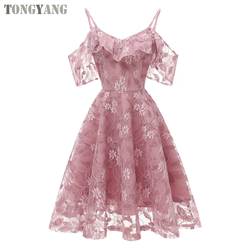 TONGYANG Hot Selling Summer Dresses Women Sweet Floral Pink Lace Dress Elegant Party Dress, 5 colors
TONGYANG Hot Selling Summer Dresses Women Sweet Floral Pink Lace Dress Elegant Party Dress, 5 colors