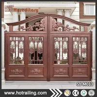 2017 New Casting Aluminum Garden Door