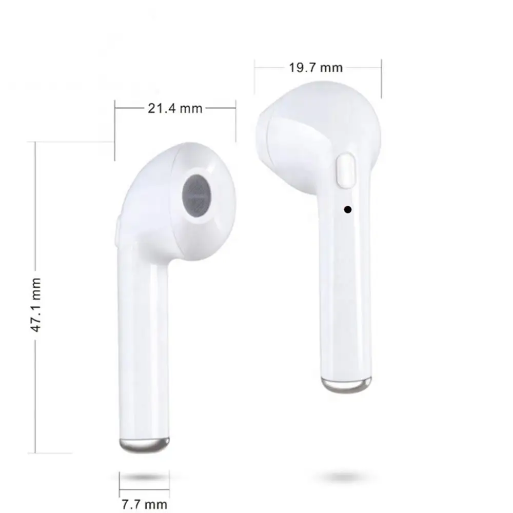 Best Quality Earphone TWS I7S True Wireless Stereo Earbuds Headphone Portable Stereo Music Headset With Charging Box, Colors customized
Best Quality Earphone TWS I7S True Wireless Stereo Earbuds Headphone Portable Stereo Music Headset With Charging Box, Colors customized