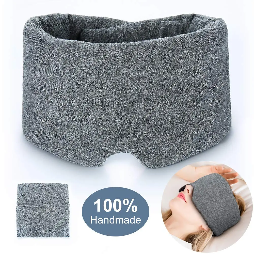 Handmade Cotton Sleep Mask Blackout Comfortable Breathable Eye Mask For Sleeping Airplane Travel Pouch
Handmade Cotton Sleep Mask Blackout Comfortable Breathable Eye Mask For Sleeping Airplane Travel Pouch