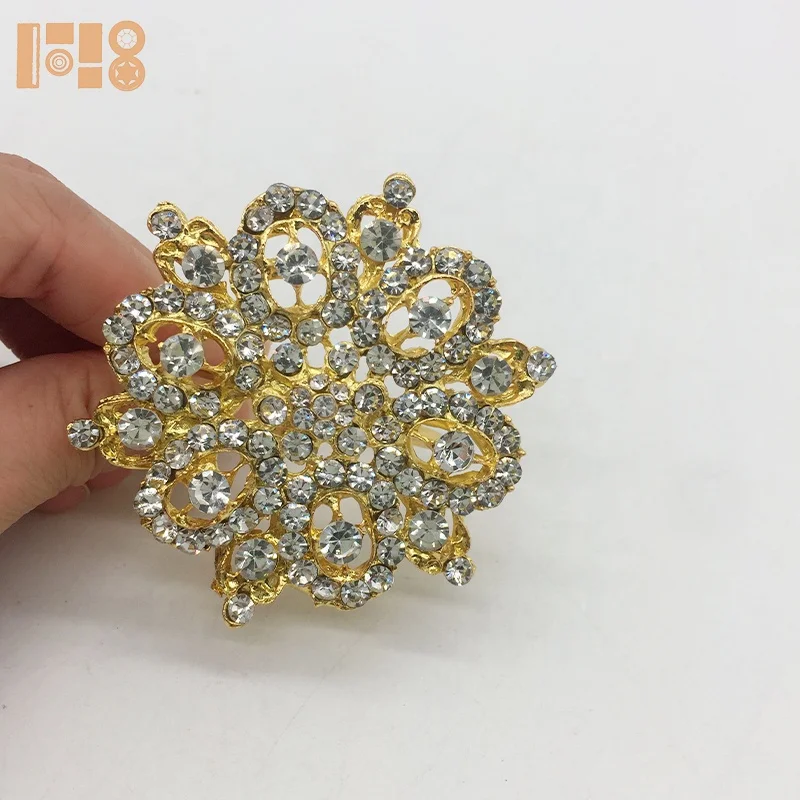 Позолоченные цветок форма держатель для салфеток bling Салфетка кольцо Свадебные аксессуары