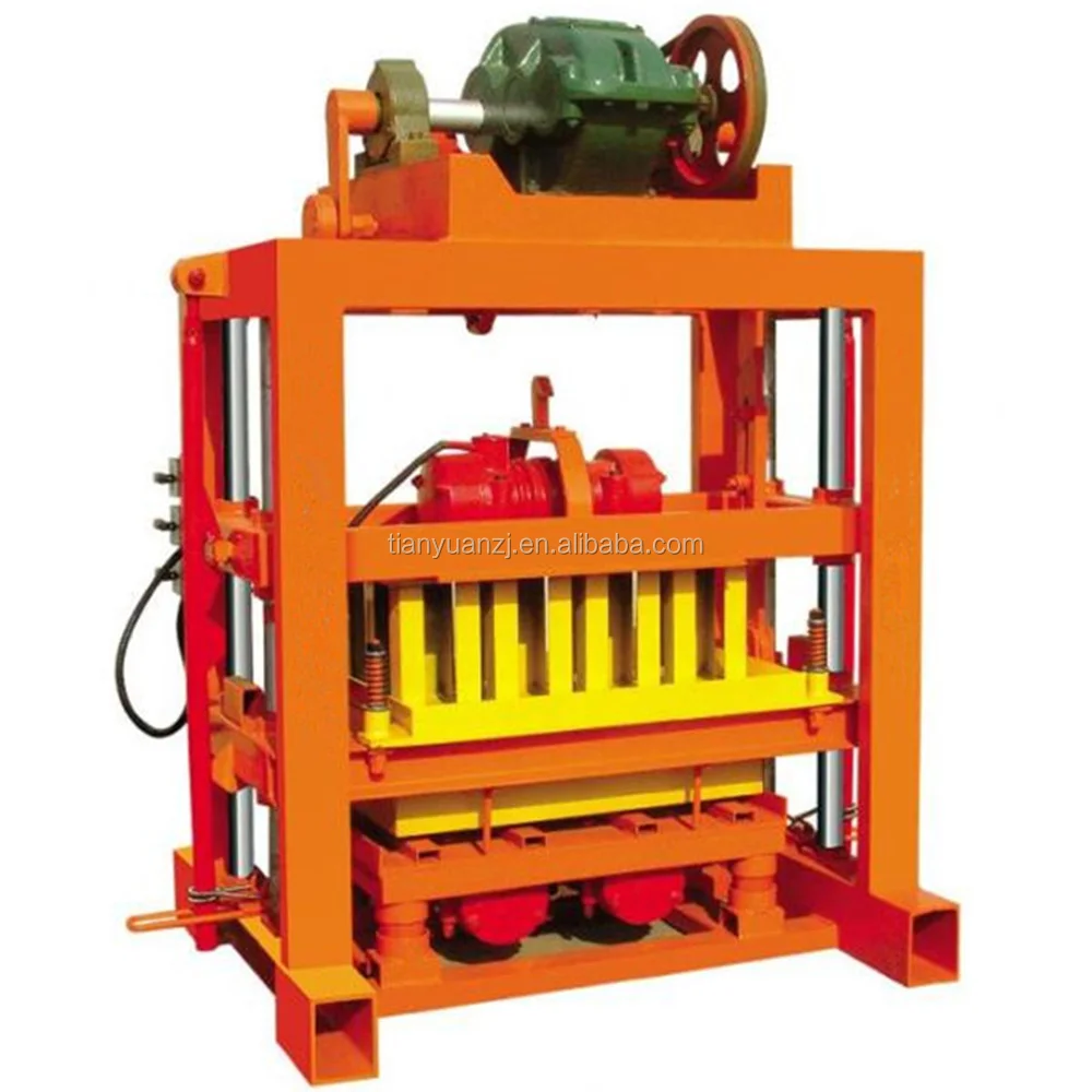 QTJ4-40 pequeña máquina de ladrillos de cemento Hormigón/precio de la máquina de fabricación de bloques/máquina de bloques de hormigón