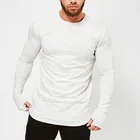 Breathable Men Curves Hemp Dri Fit T Shirts Sports Men T Shirt Gym T Shirt With Arm Holes
