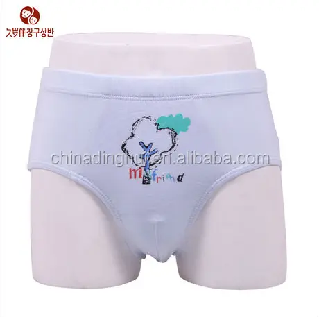 organic cotton underwear/elastic waistband underwear