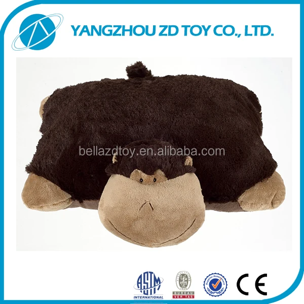 lovely soft christmas gift safely plush cushion or pillow toy