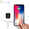 2 Coils Qi Wireless mobile phone Charger 10W Fast Charging Pad Docking Dock Station for iPhone 8 10 X Samsung Note 8