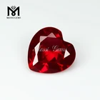 heart shape 5*5 ruby 5# corundum gemstone in loose gems