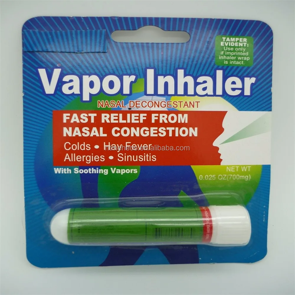 energizing nasal decongestant menthol inhaler