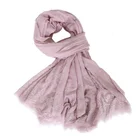 Muslim Tassel Mercerized Cotton Rhinestone Muslim Hijab Women