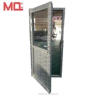 half glass door upvc&pvc double glazed single leaf swing door