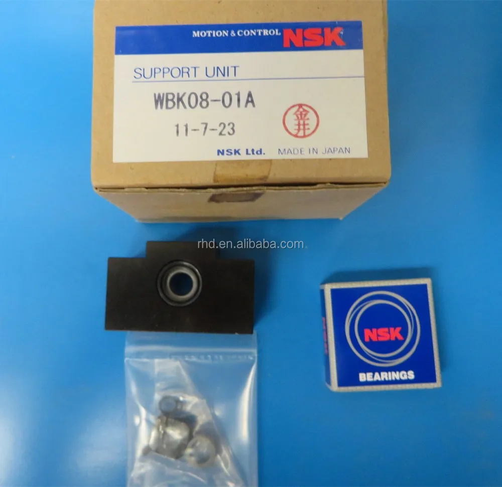 Nsk Wbk12s-01 Wbk12-11c Fixed Side Ballscrew Support Unit - Buy Nsk Wbk ...