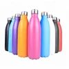 17oz Double Walled Powder Coated Stainless Steel Cola Shape Travel Sports Water Bottle
