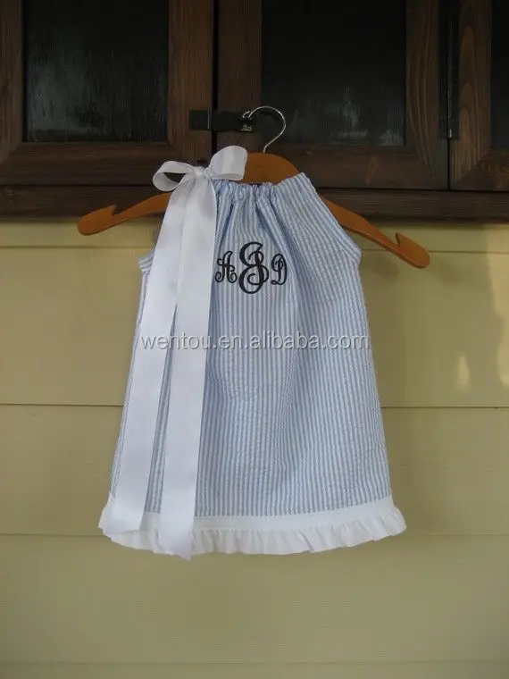 Baby Seersucker Pillowcase Dress