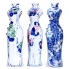 Best selling promotional price! blue vases cheap peony ceramic vase flower at the Wholesale Price