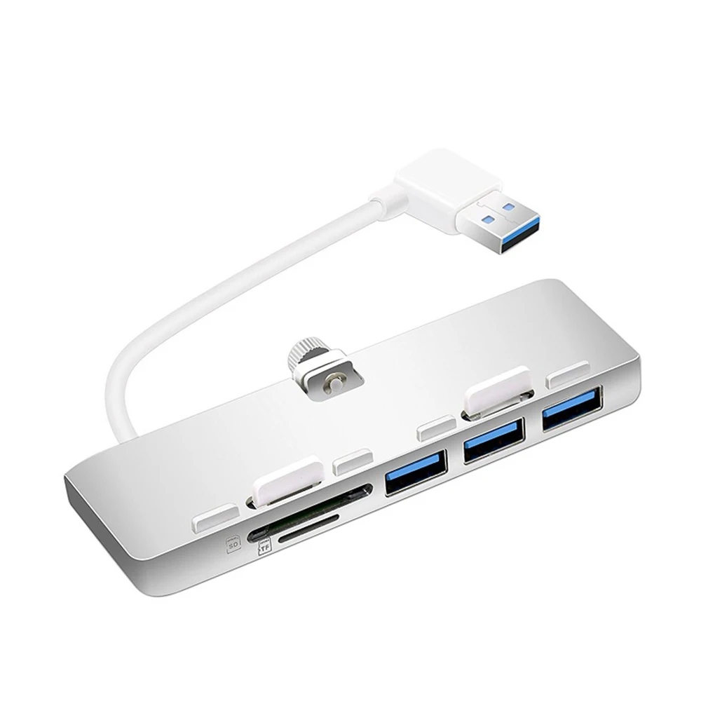 Cateck Ultra-thin  Aluminum 3 Port 3.0 hub usb with Memory Card Reader Combo
