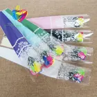 Yiwu 2017 new design products bopp packing plastic puff sleeve flower girl dresses