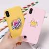 Princess Crown Donuts Space Pink Cactus Cat Cute Soft TPU Silicone Candy Case Coque For 11 Pro 8 8Plus X XR 7 7Plus XS Max 6 6S