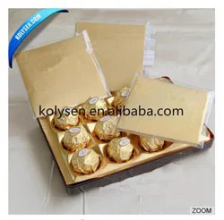 Alloy8011 aluminum foil roll for chocolate wrapper