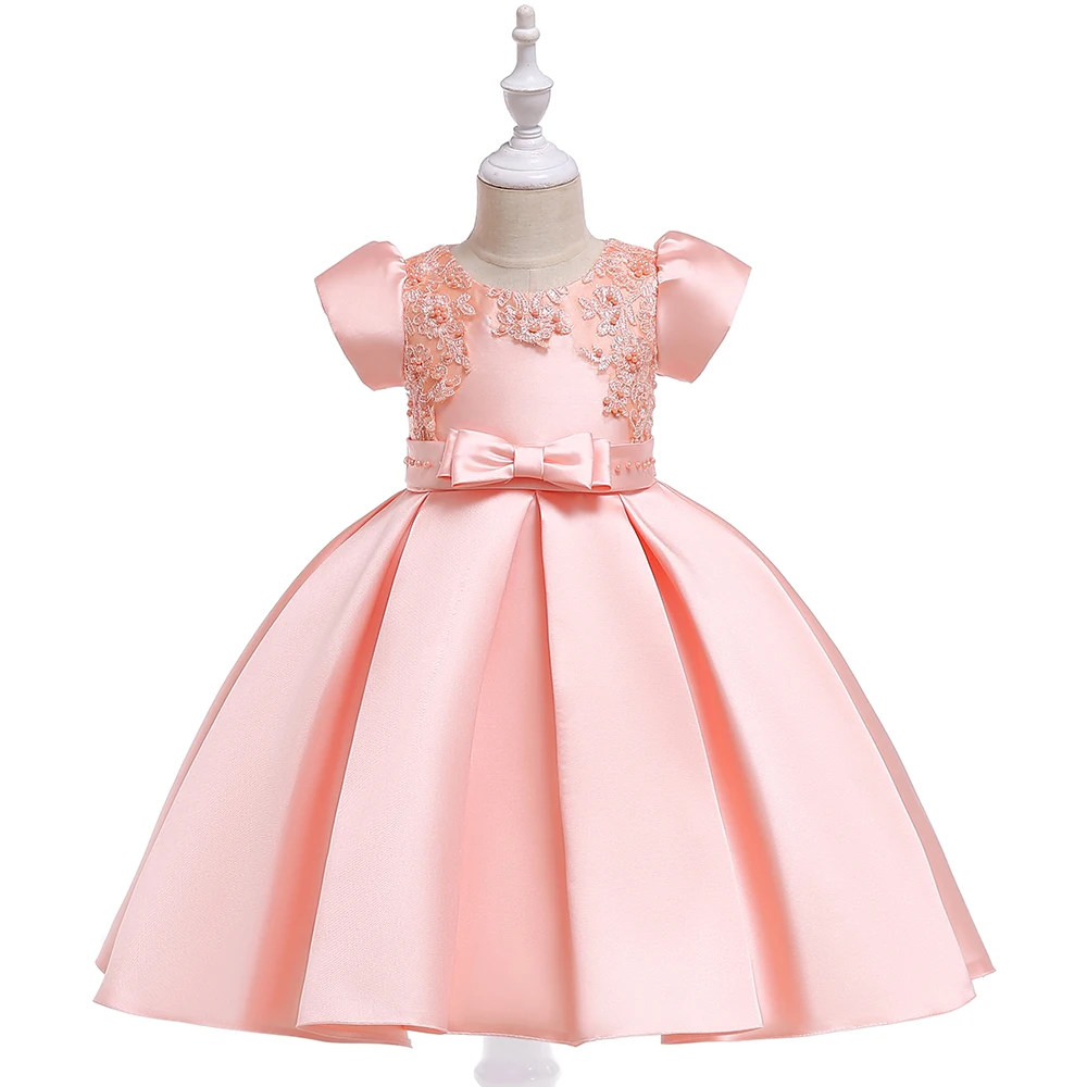 China Factory Price Baby Bow Satin Clothes 3-8 Years Old Girl Dress Kids Party Dresses L5073
China Factory Price Baby Bow Satin Clothes 3-8 Years Old Girl Dress Kids Party Dresses L5073