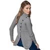 Wholesale Ladies Sweaters Clothes Button Back Cowl Neck Pattern Woman Sweater v27831
