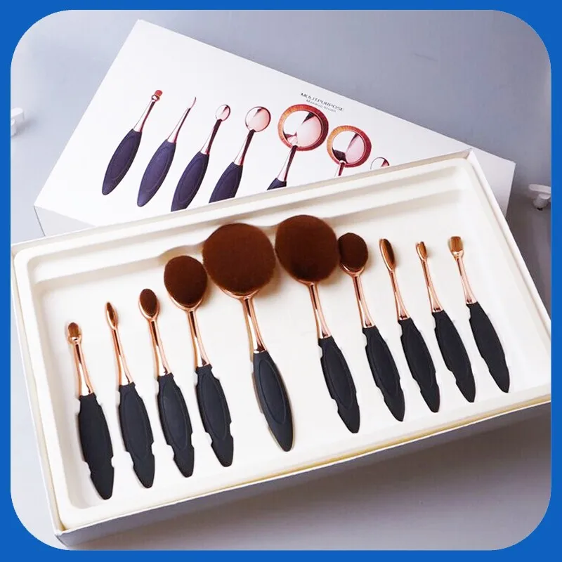 15ピース良い品質グリーン/ブラックウッドハンドルメイクアップ化粧品ブラシセットブラシ用makup 問屋・仕入れ・卸・卸売り