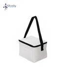 Hot sale excellent quality white zipper kids non woven backpack lunch bag