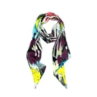 New Design Custom Printed Handmade 100% Silk Flowers Scarves No Minimum