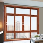 Building Material Aluminum Frame Powder Coating Kitchen Sliding Window Aluminium Windows For High Rise