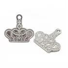 Wholesales Custom Diamond crown Factory Supply Enamel Key Chain Custom Logo Metal Keychain