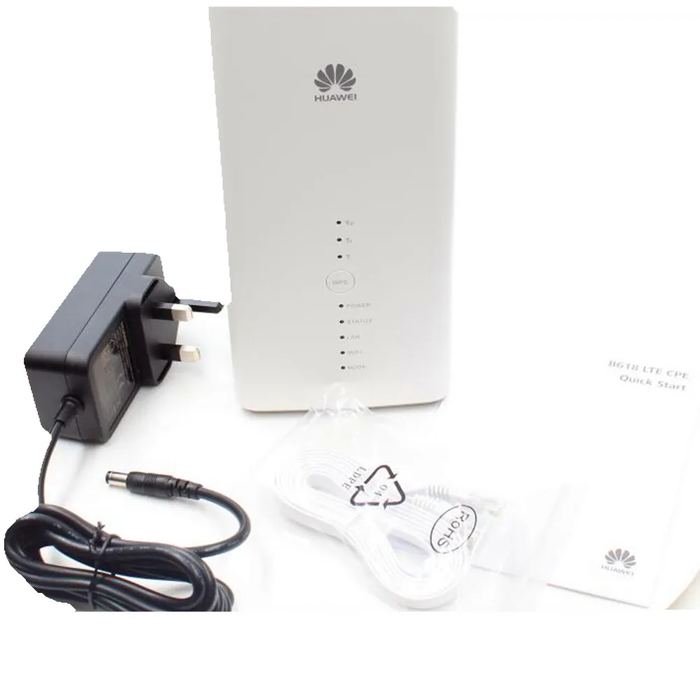 Worlds Fastest Wifi Huawei B618 CAT11 600 Mbps Unlocked High Speed Wireless WiFi Router, White
Worlds Fastest Wifi Huawei B618 CAT11 600 Mbps Unlocked High Speed Wireless WiFi Router, White