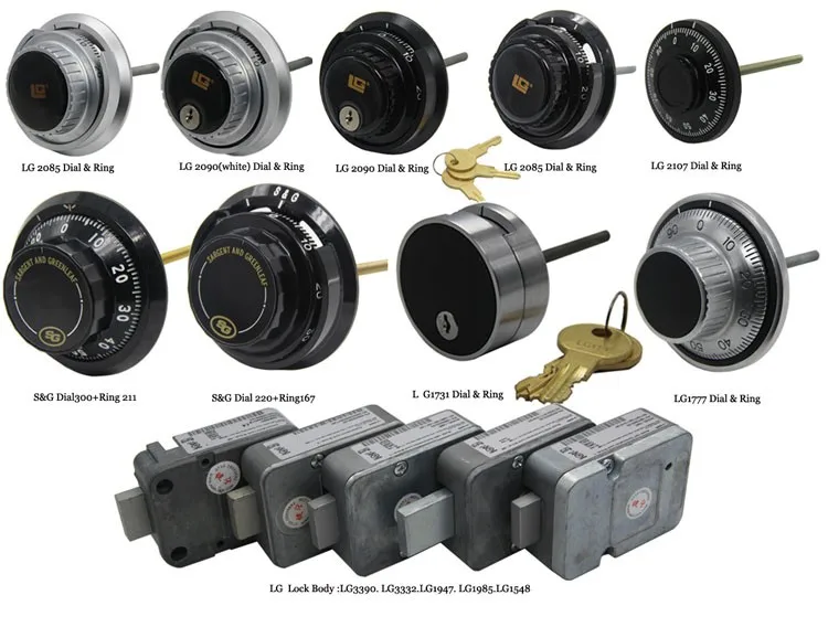 S&G Sargent Greenleaf Safe Vault Dial New Lock S&G 6730, View Safe