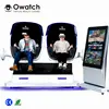 Virtual Reality Technology Robot Shaped Interactive Motion 9d Cine VR Chair With 2 Seats