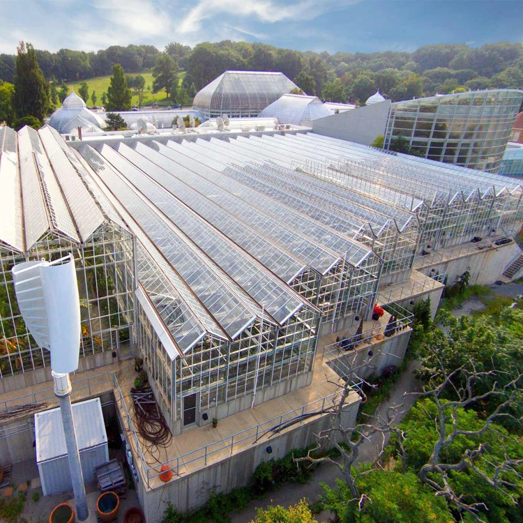 Construire un mini double couche solaire en plastique PE film feuille toit toit plat agricole serre de jardin sur le toit prix