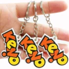 Keychain Factory Keyring Free Customized 2D Soft PVC Rubber Keychain Whth Custom Logo