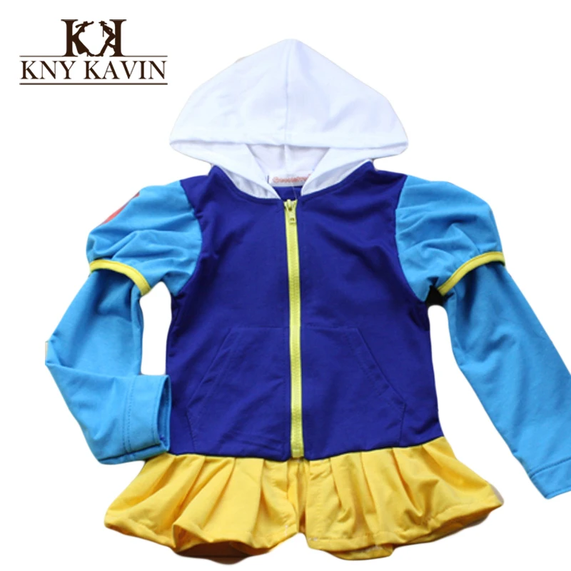 New Autumn Children Cartoon Coats Casual Boys&Girls Hooded Jackets 2-7 Years Children Outwear Girls Sports Jackets Coats KU873