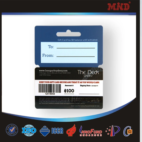 plastic gift cards factory