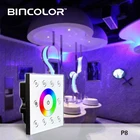Fashional multizone touch control dmx 512 5%-100% dimming range led rgbw dmx controller