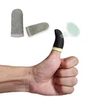 Mobile Game Controller Finger Sleeve Anti-Sweat Ultra-thin Breathable Full Touch Screen Sensitive Finger Tips Gloves