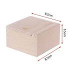 Gift packaging wooden box pine wooden small packaging box with sliding lid