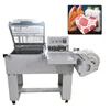 Semi auto pvc film small box shrink wrapping and making machine